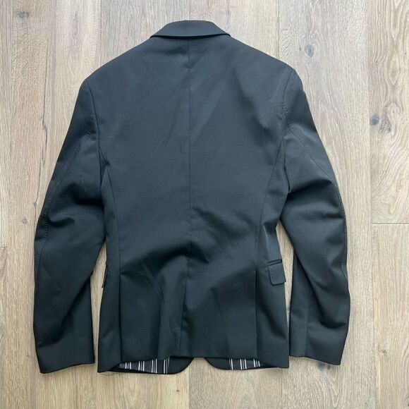 Zara Man Men’s Black Long Sleeve Blazer Jacket Size 34 - Picture 4 of 4